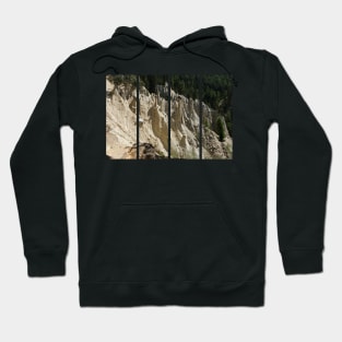 The incredible earth pyramids (Piramidi di Terra) in the Dolomites. Striking place in the Italian Alps. Sunny spring day Hoodie